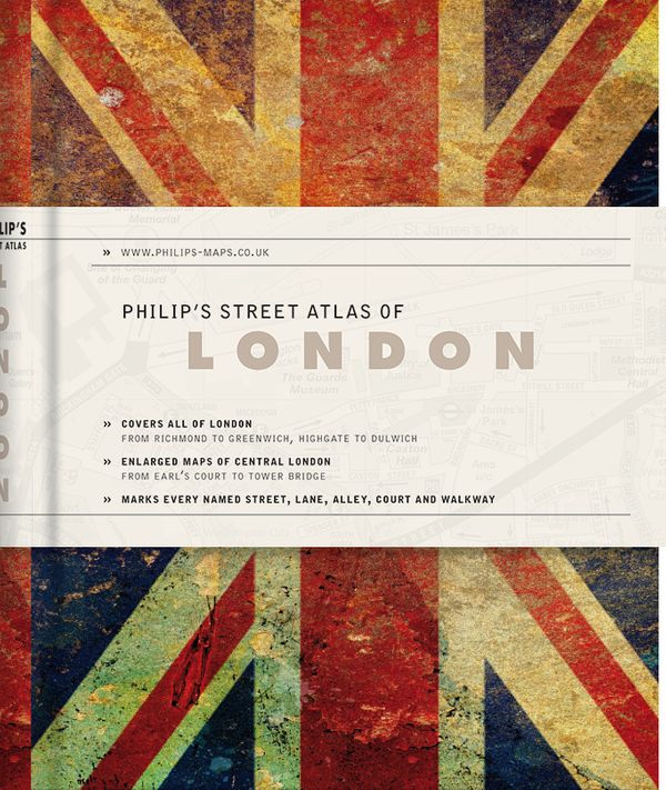 Cover Art for 9781849074551, Philip's Street Atlas of London: De Luxe Edition Union Jack by Philip's Maps