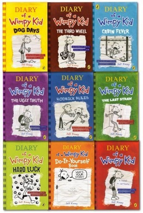 Cover Art for 9783200329324, Diary of a Wimpy Kid Collection 9 Books Set (Dog Days, Do-It-Yourself Book, Diary of A Wimpy Kid, Rodrick Rules, The Last Straw, (Wimpy Kid) by Jeff Kinney