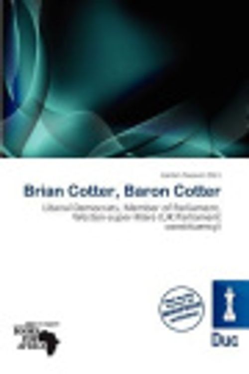 Cover Art for 9786138453147, Brian Cotter, Baron Cotter by Jordan Naoum