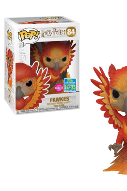 Cover Art for 0889698415347, Funko POP! Harry Potter - Fawkes (Flocked) #84 - 2019 SDCC Shared Exclusive by FunKo