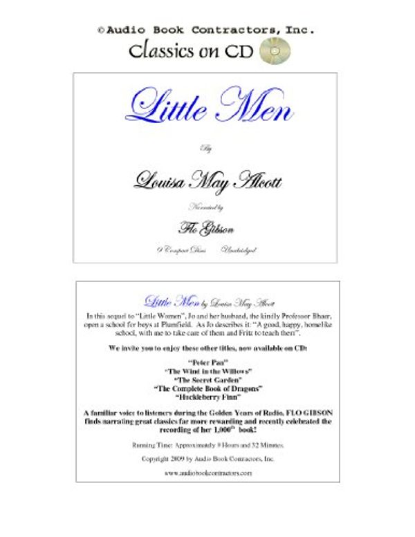 Cover Art for 9781606460993, Little Men by Louisa May Alcott