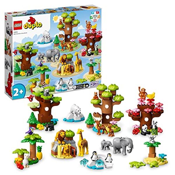 Cover Art for 5702017243191, LEGO DUPLO Wild Animals of The World Toy with 22 Animal Figures, Sounds and World Map Playmat, Educational Toys for Kids 2-5 Years Old 10975 by Unknown