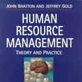 Cover Art for 9780333732076, Human Resource Management by John Bratton, Jeffrey Gold