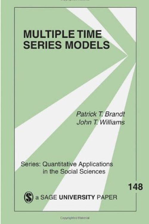 Cover Art for 9781412906562, Multiple Time Series Models by Patrick T. Brandt