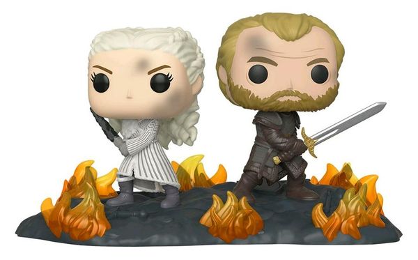 Cover Art for 0889698448246, Funko POP! Movie Moments: Game of Thrones - Daenerys & Jorah w/ Swords by POP