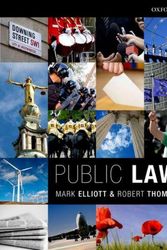 Cover Art for 9780199237104, Public Law by Mark Elliott