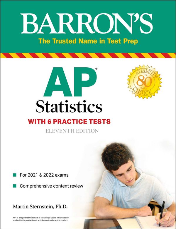 Cover Art for 9781506262024, AP Statistics: With 6 Practice Tests by Martin Sternstein Ph.D.