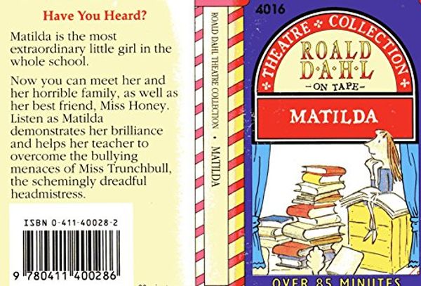 Cover Art for 9780411400286, Matilda by Roald Dahl