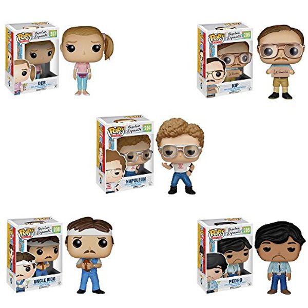 Cover Art for 0745559230415, Napoleon Dynamite Uncle Rico, Napoleon, Pedro, Kip, Deb, Pop! Vinyl Figures Set of 5 by Funko