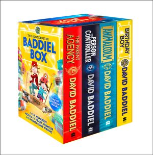 Cover Art for 9780008296766, The Blockbuster Baddiel Box (The Person Controller, The Parent Agency, AniMalcolm, Birthday Boy)Four Hilarious Novels of Heart, Humour and Wish... by David Baddiel