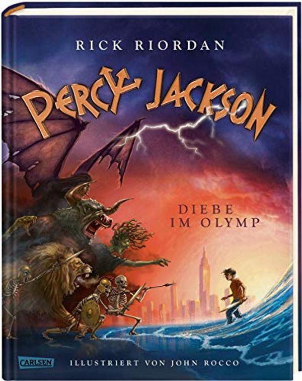 Cover Art for 9783551557711, Percy Jackson - Diebe im Olymp (farbig illustrierte Schmuckausgabe) (Percy Jackson 1) by Rick Riordan