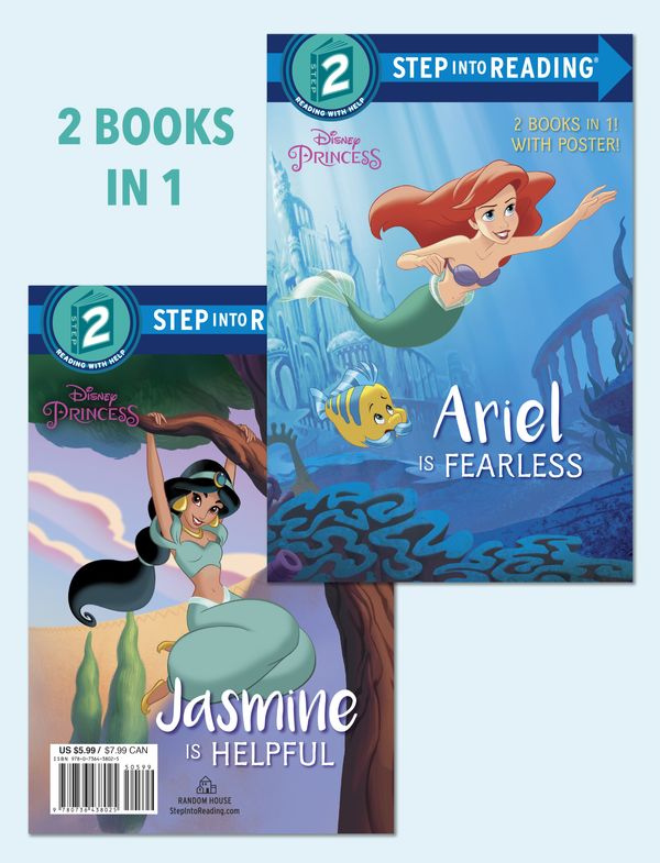 Cover Art for 9780736438025, Ariel Is Fearless/Jasmine Is Helpful (Disney Princess) (Step Into Reading) by Liz Marsham, Suzanne Francis