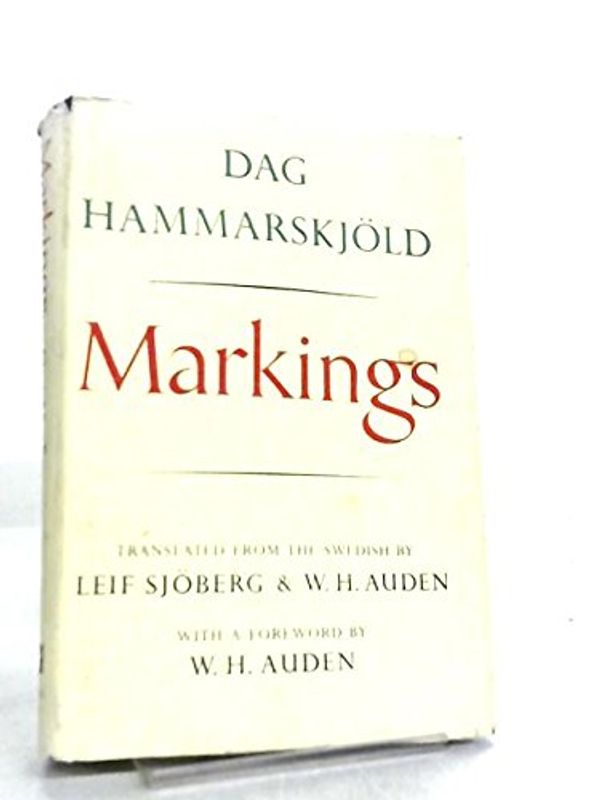 Cover Art for 9780816164417, Markings by Dag Hammarskjöld