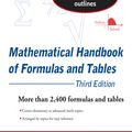 Cover Art for 9787770729423, Schaum's Outline of Mathematical Handbook of Formulas and Tables, 3ed by Spiegel, Murray R