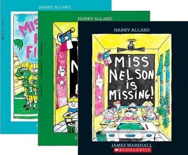 Cover Art for 9780590228244, Miss Nelson Trio (3 Books) (Miss Nelson, Miss Nelson Is Missing; Miss Nelson Is Back; Miss Nelson Has a Field Day) by Harry Allard