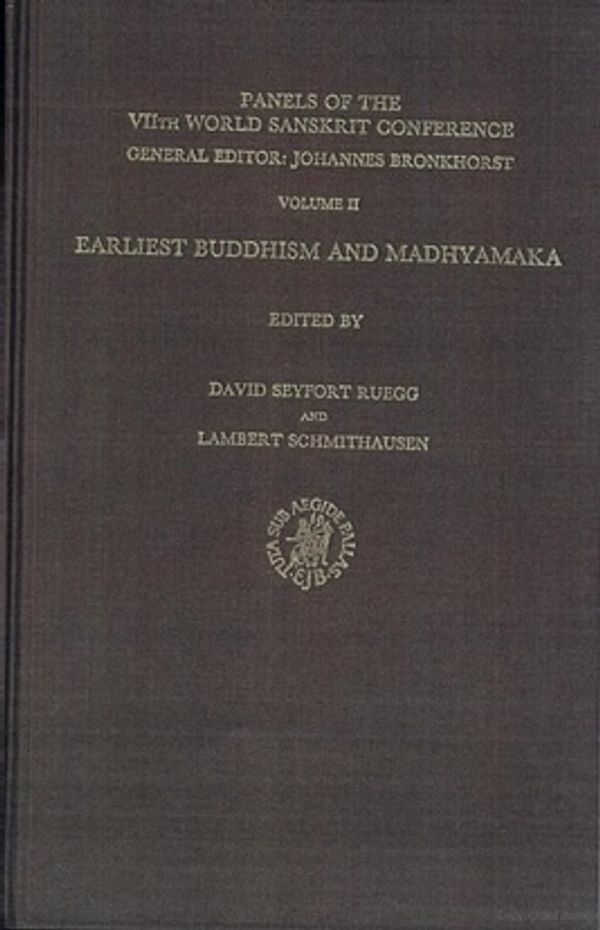 Cover Art for 9789004092464, Earliest Buddhism by David Seyfort Ruegg, L. Schmithausen