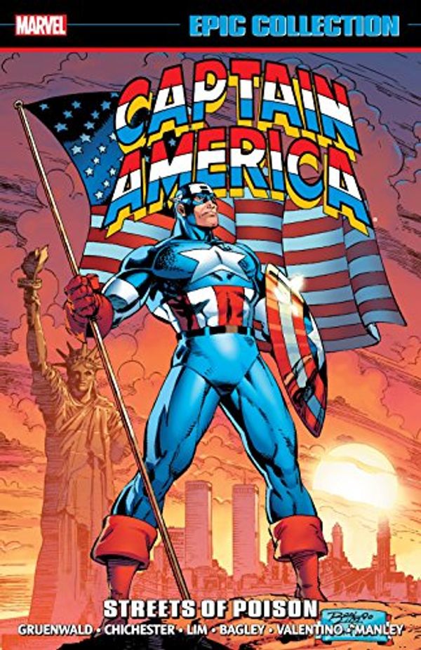 Cover Art for B00WUNKS7U, Captain America Epic Collection: Streets of Poison (Captain America (1968-1996)) by Mark Gruenwald, Roy Thomas, Dann Thomas, Randall Frenz, Fabian Nicieza, D.g. Chichester