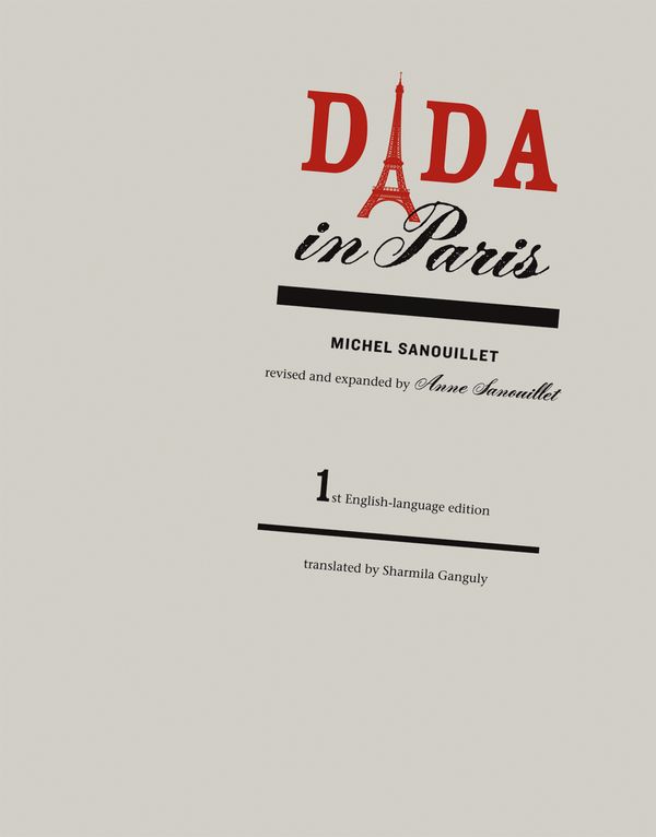 Cover Art for 9780262518215, Dada in Paris by Michel Sanouillet, Sharmila Ganguly, Michel and Ganguly Sanouillet