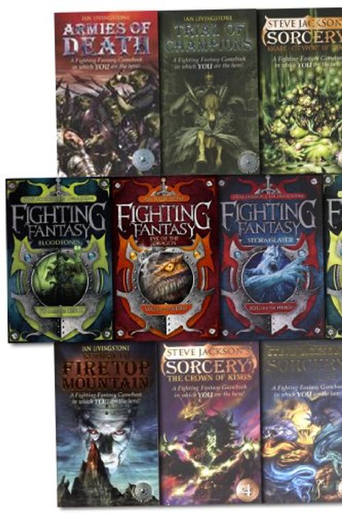 Cover Art for 9788033641841, Steve Jackson and Ian Livingstone Fighting Fantasy Collection 10 Books Set by Steve Jackson