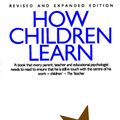 Cover Art for 9780140225709, How Children Learn by John Holt