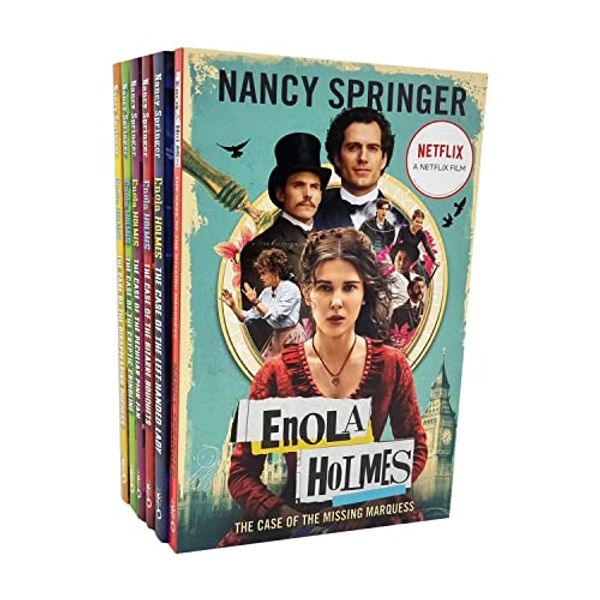 Cover Art for 9781471411885, Enola Holmes Mystery Series 6 Books Collection Set (The Case of the Missing Marquess, The Case of the Peculiar Pink Fan, Case of the Left-Handed Lady & More) by Nancy Springer
