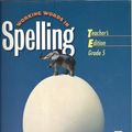 Cover Art for 9780669314007, Working Words In Spelling Revised Edition Teacher's Edition Grade 5 Level e by G Willard Woodruff