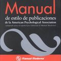 Cover Art for 9789684269781, Manual De Estilo De Publicaciones De LA American Psychological Association (Spanish Edition) by APA