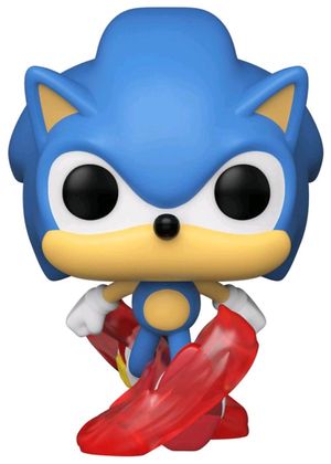 Cover Art for 0889698519649, Funko Pop! Games: Sonic 30th Anniversary - Running Sonic The Hedgehog Vinyl Figure, 3.75 inches by POP