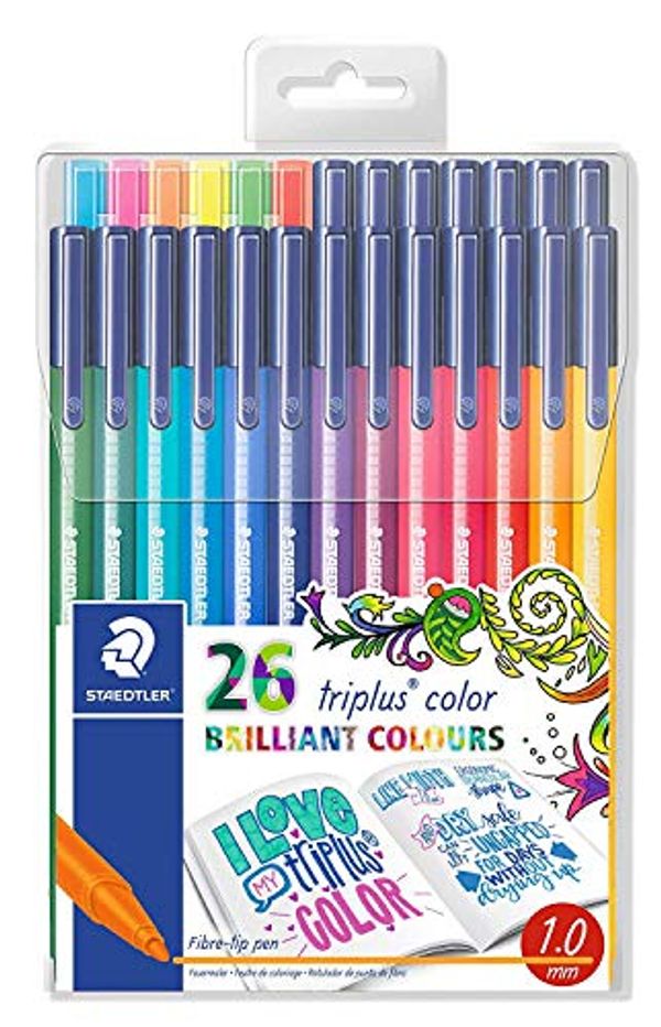 Cover Art for 5309751712442, Staedtler 323 Triplus Colour Fibre-Tip Pens, Exclusive Johanna Basford Packaging, 1.0 mm, Assorted Colours, Pack of 26 by Unknown