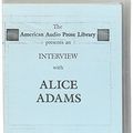 Cover Art for 9789998330924, Alice Adams Interview With Kay Bonetti by Alice Adams