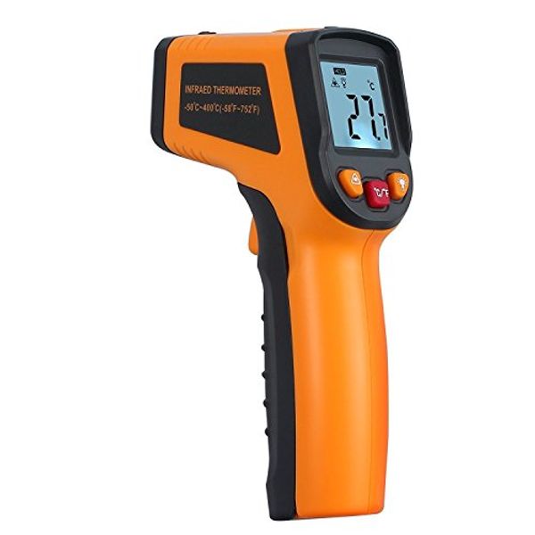 Cover Art for 0711583415715, Proster Infrared Thermometer Non-contact Digital Infrared Thermometer with Batteries -58°F~752°F / -50℃ ~ 400℃ Instant Read Thermometer with Backlight LCD Laser IR Temperature Gun by Unknown