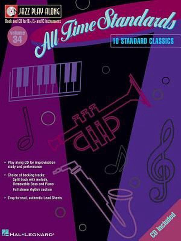 Cover Art for 9780634079894, All Time Standards [With CD (Audio)]: 34 (Hal Leonard Jazz Play-Along) by Hal Leonard Publishing Corporation, Hal Leonard Publishing Corporation