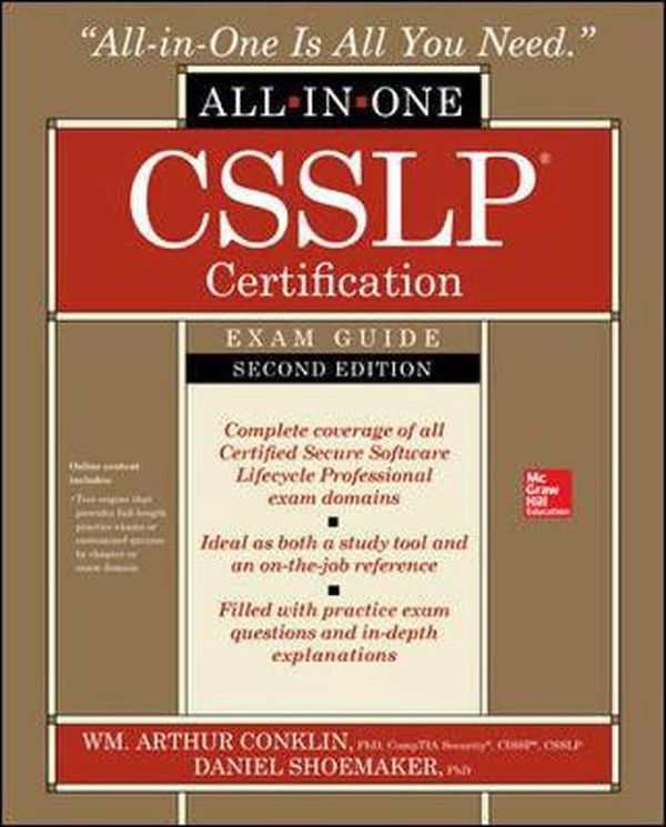Cover Art for 9781260441680, Csslp Certification All-In-One Exam Guide, Second Edition by Wm. Arthur Conklin, Daniel Paul Shoemaker