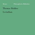 Cover Art for 9783787316991, Leviathan by Thomas Hobbes