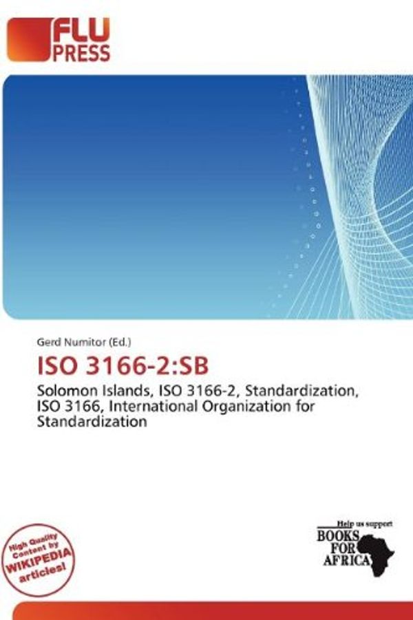 Cover Art for 9786138092315, ISO 3166-2: Sb (Paperback) by 