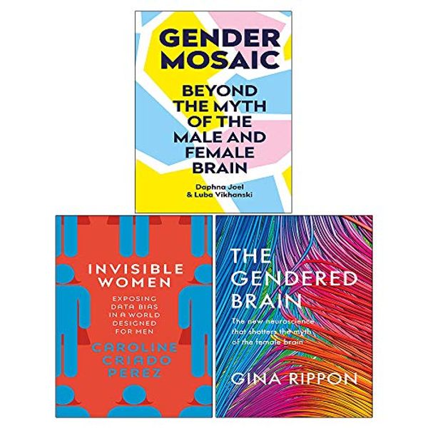 Cover Art for 9789123939169, Invisible Women, The Gendered Brain, Gender Mosaic 3 Books Collection Set by Caroline Criado Perez, Gina Rippon, Prof. Daphna Joel, Luba Vikhanski