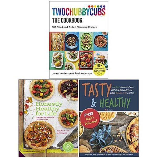 Cover Art for 9789123951079, Twochubbycubs The Cookbook [Hardcover], Honestly Healthy for Life [Hardcover], Tasty & Healthy F*ck That's Delicious 3 Books Collection Set by James and Paul Anderson/ Natasha Corrett, Vicki Edgson