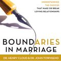 Cover Art for 9780310261384, Boundaries in Marriage by Henry Cloud