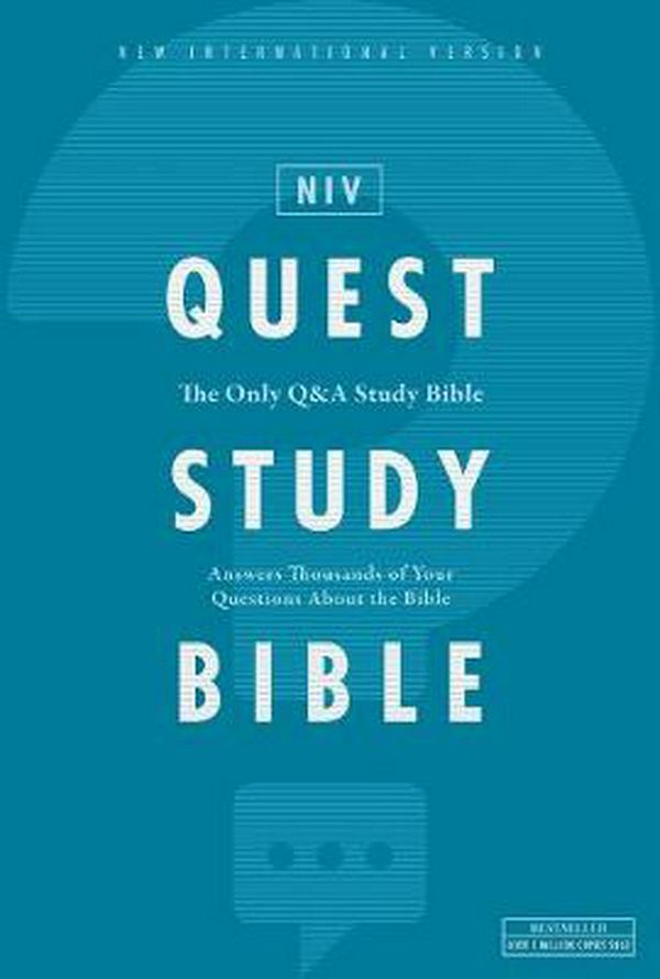 Cover Art for 9780310450818, Niv, Quest Study Bible, Hardcover, Comfort Print: The Only Q and A Study Bible by Zondervan