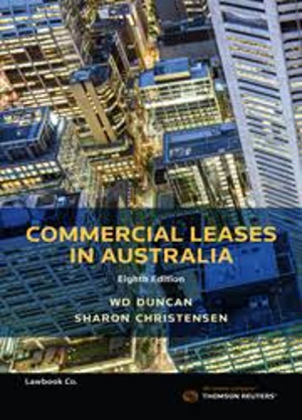 Cover Art for 9780455500331, Commercial Leases in Australia by William Duncan