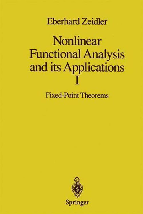 Cover Art for 9780387909141, Nonlinear Functional Analysis and Its Applications: Pt. 1 by Eberhard Zeidler