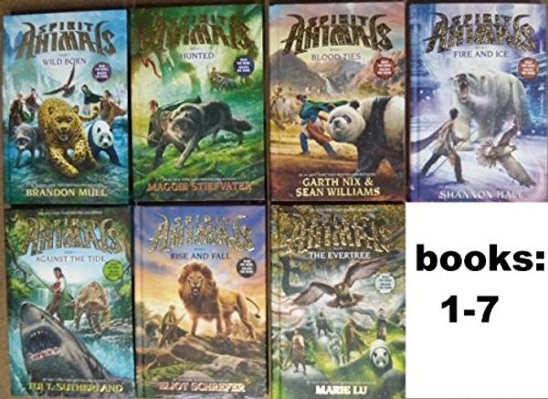 Spirit Animals Series SET , Books 1-7 . #1. Wild Born , #2. Hunted , #3.  Blood Ties, #4. Fire and Ice, #5. Against the tide, #6 Rise and Fall, #7.  The evertree: Price Comparison on Booko