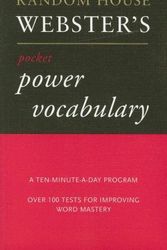 Cover Art for 9780375722240, Random House Webster's Pocket Power Vocabulary by Random House