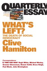 Cover Art for 9781863951821, What's Left? by Clive Hamilton