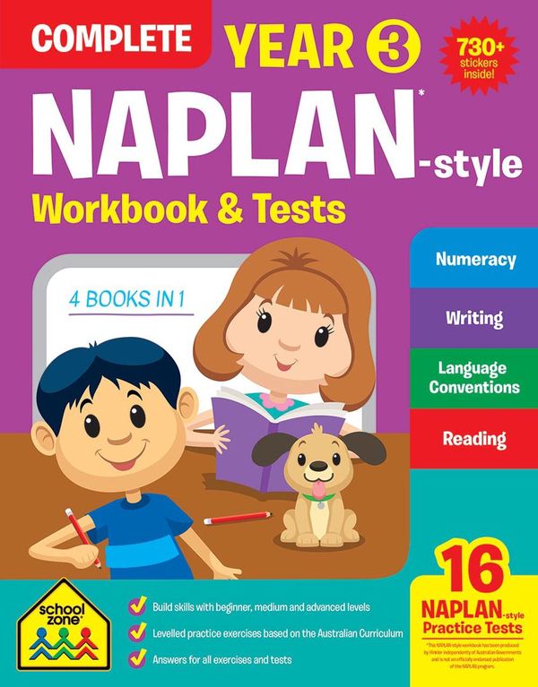 Cover Art for 9781488933028, NAPLAN*-style Complete Year 3 Workbook and Tests (new cover)School Zone by School Zone