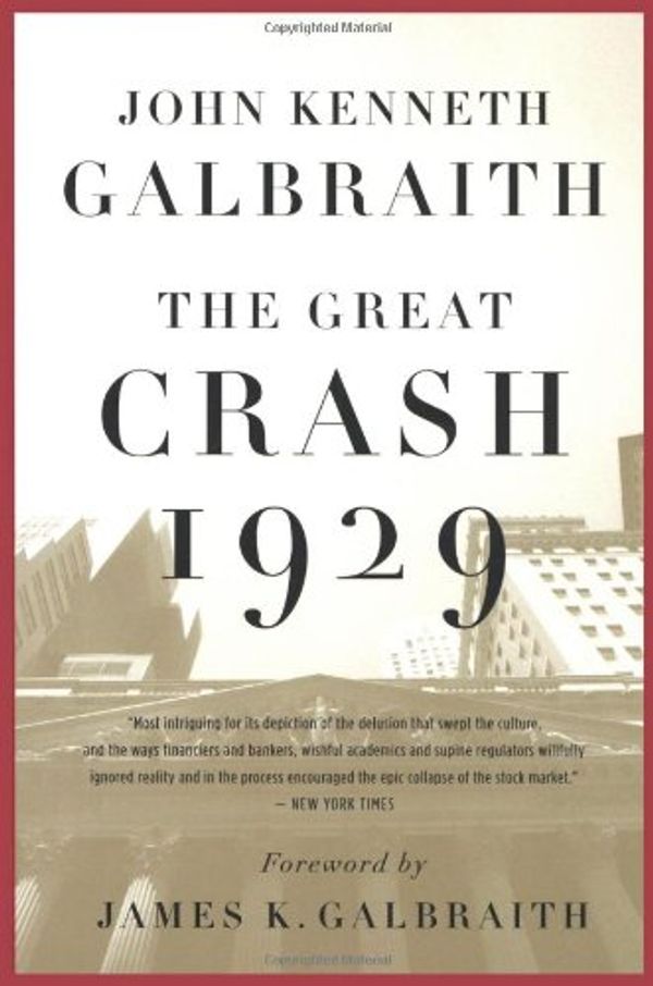 Cover Art for 9780395139356, The Great Crash by John Kenneth Galbraith