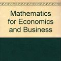 Cover Art for 9780201544046, Mathematics for Economics and Business by Ian Jacques