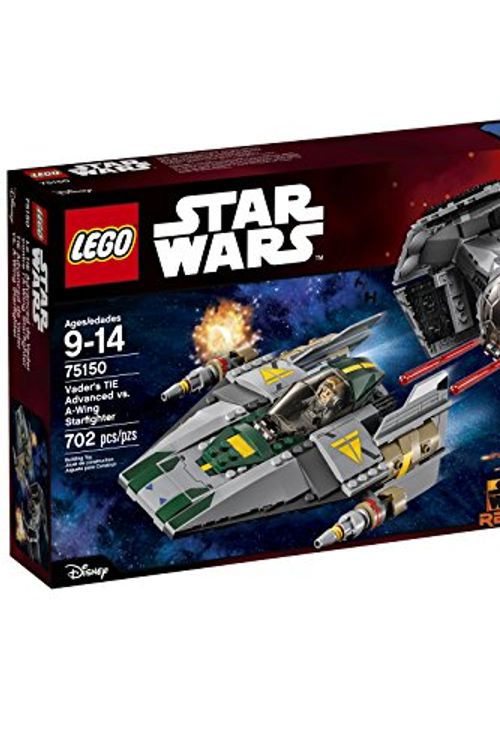 Cover Art for 0673419248327, Vader's TIE Advanced vs. A-wing Starfighter Set 75150 by LEGO