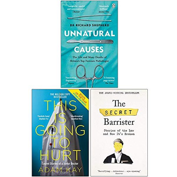 Cover Art for 9789123979479, Unnatural Causes, This is Going to Hurt, The Secret Barrister Stories of the Law and How It's Broken 3 Books Collection Set by Dr. Richard Shepherd, Adam Kay, The Secret Barrister