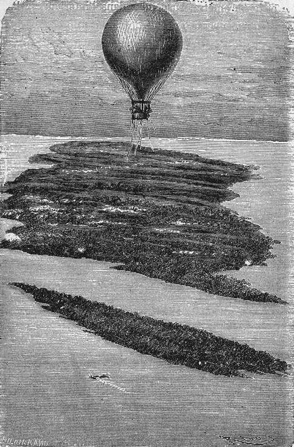 Cover Art for 1230001413854, Five Weeks in a Balloon by Jules Verne